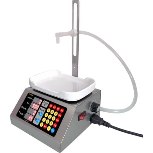 Small Automatic CNC Liquid Filling Machine Drinks Milk Quantitative Filling Sub - Loading Weighing Filling Machine CSY-1810