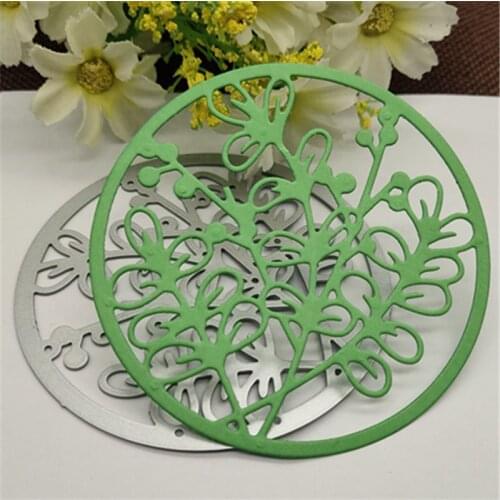 Beautiful round flower metal cutting die craft stamp stamping embossing card making die frame art cutting