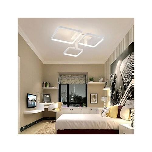 Fashion LED 3 Square Shape Ceiling Lights Contemporary Flush Mount Living Room / Bedroom / Dining Room / Kitchen Ceiling Lights