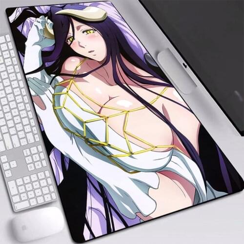 MRGBEST Top Quality Overlord Anime Mat Sexy Photo Gaming Mouse-pad Desk Mat Gaming Pad Mouse Gamer for Computer Keyboard Pad