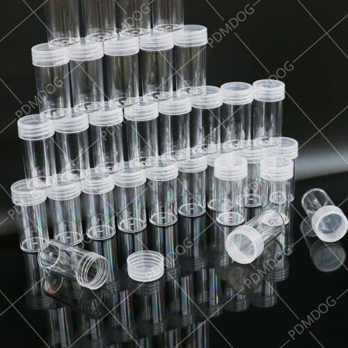 PDMDOG 5/60/90/120 Bottles Round Diamond Painting Accessories Container Bottles Diamond Painting Tools Crystal Bead Storage jar