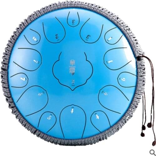 13 inch D key 15 tone ethereal drum steel drum percussion instrument