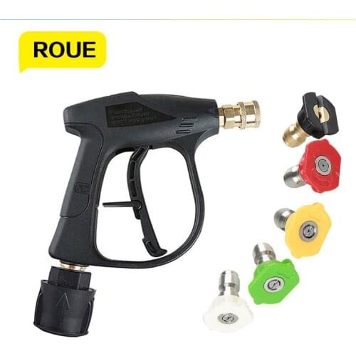 High Pressure Washer Gun For Karcher k2K3K4K5K6k7 Nilfisk Quick connector for Car Cleaning M22 14MM Hose Connector Accessories
