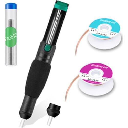 Plastic Powerful Desoldering Pump Suction Tin Vacuum Soldering Iron Desolder wick ,desoldering pump head