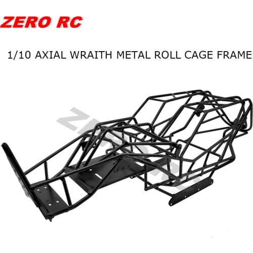 1/10 SCALE AXIAL WRAITH TRUCK FULL METAL CHASSIS ROLL CAGE FRAME BODY WITH ESC MOUNT PLATE