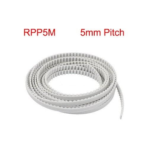 RPP5M 10mm 12mm 15mm Width 5mm Pitch Open Loop End PU Polyurethane Steel Wire Groove Cogged Linear Synchronous Timing Belt