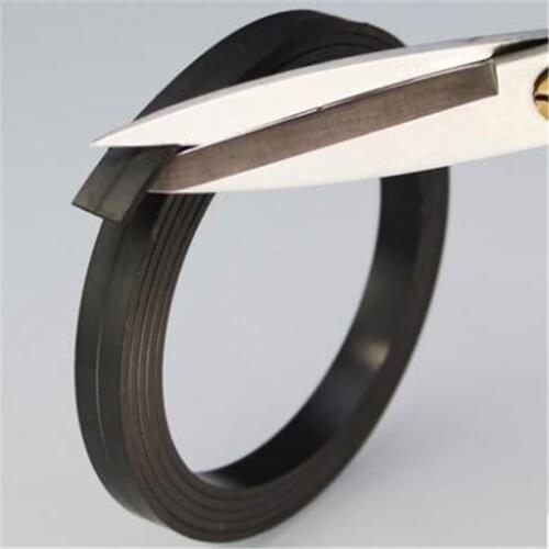 10 x 2mm strong magnet strip flexible magnetic strip rubber magnet tape width 10mm thickness 2mm for school home