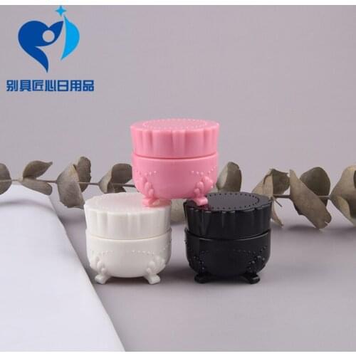1pcs Factory Direct Supply Super Low PriceElegant Quadruped Box Three Colours Beauty Ointment/Mask Cream Jar Makeup Container