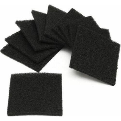 10/20Pcs Square Universal Activated Carbon Air Filter Sponge Foam Pad