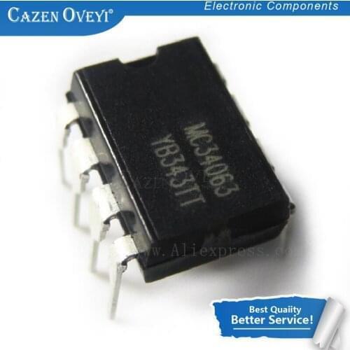 10pcs/lot MC34063API DIP8 MC34063AP1 DIP MC34063 34063API In Stock