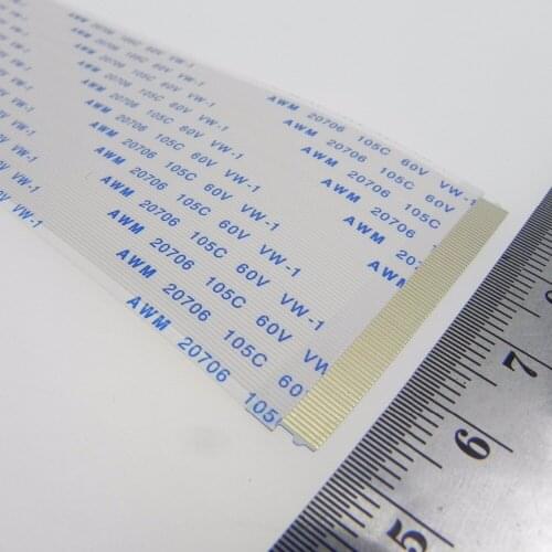 50pcs/lot)FFC Cables 80pin 0.5mm pitch 300mm long 105C 60V Same side contact gold plated with wing