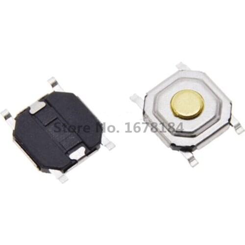 500PCS 4*4*1.7mm 4x4x 1.7MM 4X4X1.7mm Tactile Push Button Switch Tact 4 Pin Switch Micro Switch SMD