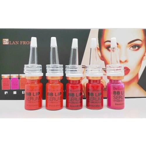 8ml BB Lip Cream Glow Ampoule Serum Starter Kit Korean Comestics Lip Tint Beauty Salon Essence for Coloring Moisting Nourishing