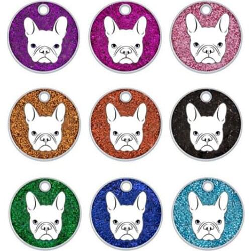 Dog Tags Engraved Cat Puppy ID Name Dog Collar Tag Pendant Pet Accessories Dog