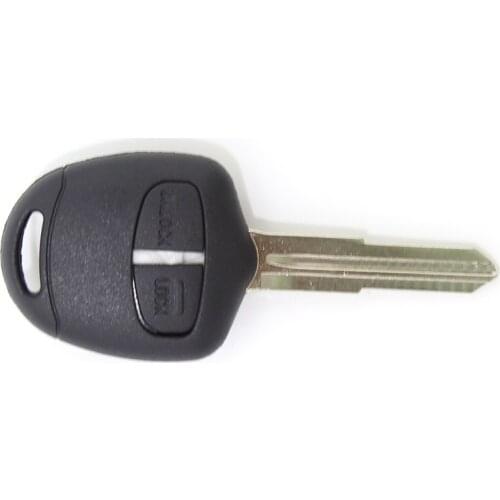 Lockartist Straight Remote Key Shell 2 Buttons Auto Case for Mitsubishi Outlander Replacement keycase for Mitsubishi Outlander