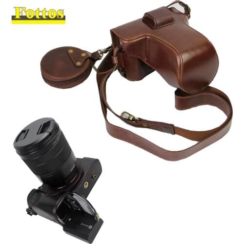 High quality PU Leather Camera Case For SONY A9 A7RIII A7M3 A7R Markiii A7III A7R3 Camera Bag Cover With Battery Opening
