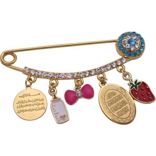 Islam muslim Al Qalam Quran Vanyakad brooch baby pin