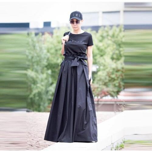 Long Satin Women Skirts With Ribbon Bow Sash jupe Skirt Custom Made mujer faldas Birthday jupe Female Skirts