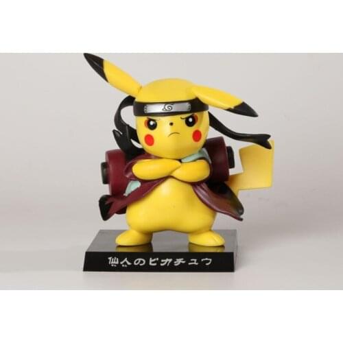 13CM Pokemon Pikachu Action Figure Pokemon Game Elf Ball Model Fire Dragon Anime Doll Toy Childrens Gift Elf Ball Naruto Naruto