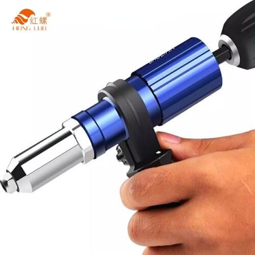 Electric Rivet Gun 2.4mm-4.8mm rivet nut gun drill adapter Cordless riveting tool Insert Nut Pull Rivet Tool