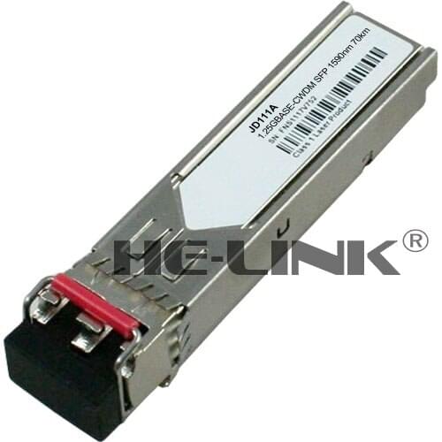 JD111A-X170 1000BASE-LH70 CWDM SFP 1590nm 80km transceiver (Compatible with HP)