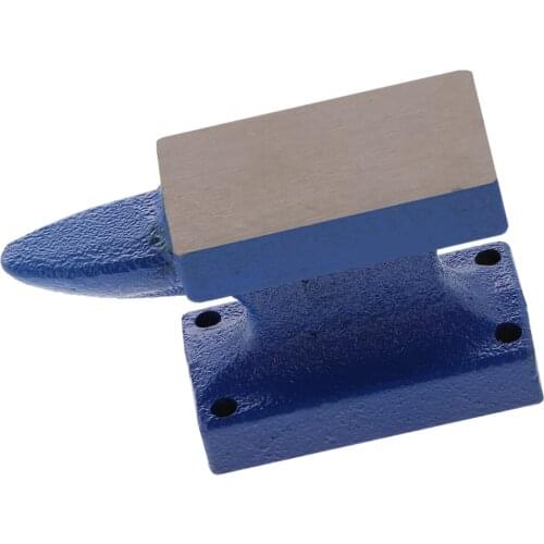 Blacksmiths Anvil Tap Pad Hardware Horn Bench Single Cast Iron Metalworking Surface Single Horn 6x3.3x9cm