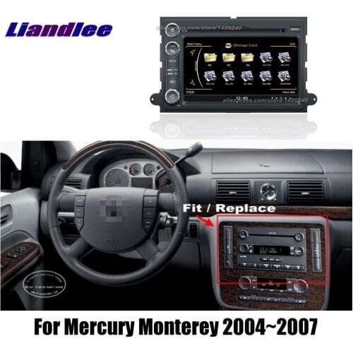 Liandlee 2din For Mercury Monterey 2004~2007 Car Android Radio GPS Maps Navigation Player BT WIFI HD Screen Multimedia System