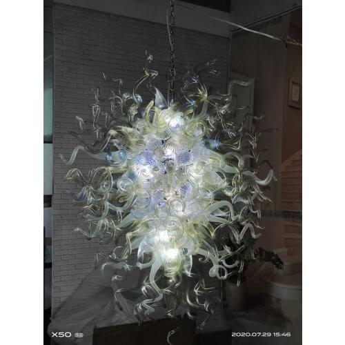 White Glass Kitchen Accessory Chandelier Modern Home Living Room Decor Chandeliers Staircase Hanging Lights Gold Light Fixtures