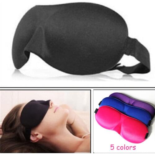 1Pcs 3D Sleep Mask Natural Sleeping Eye Mask Eyeshade Cover Shade Eye Patch Women Men Soft Portable Blindfold Travel Eyepatch