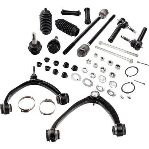 12 Pcs Front Control Arm Inner Outer Tie Rod Ends for GMC Yukon 2007 - 2014