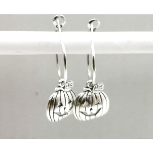 New Small Jewelry Christmas Pumpkin Earrings Cute Witchcraft Witch Cosplay Accessories Hoop Earrings Earrings for Women