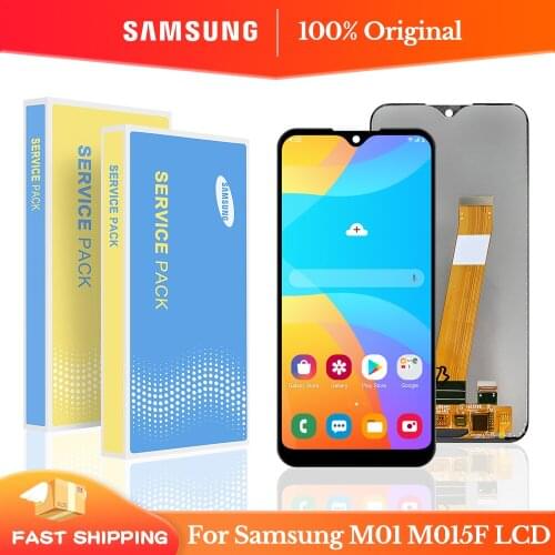 LCD Screen 5.7'' Original For Samsung M01 M015 Display Screen Touch Digitizer Assembly For Samsung M01 M015F Lcds