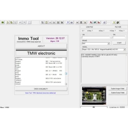 ECU Immo Tool Repair Software Immobilizer Software V26.12.2007 Free Shippment+unlocked keygen