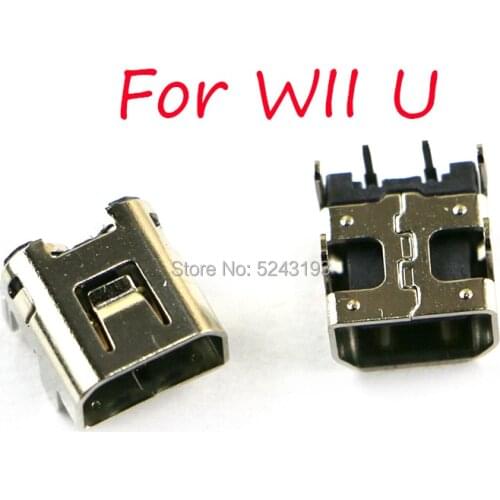 1pc Power Charging Jack Socket Power Connector Port Repair for Nintend Wii U Charging Port Socket Gamepad Controller