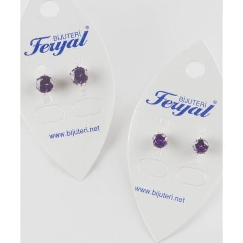 Zircon Engagement Earrings