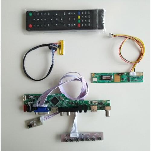 TV AUDIO HDMI VGA USB LCD LED Controller driver Board display kit For LP154WX4-TLA9 15.4" 1280×800 Moniter Card panel