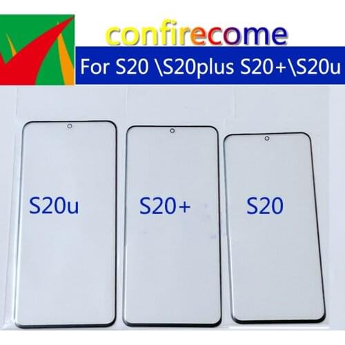 10Pcs\lot Replacement LCD Front Outer Lens For Samsung Galaxy S20 G980 G981 S20+ S20 Plus S20 Utral G988 Touch Screen Glass