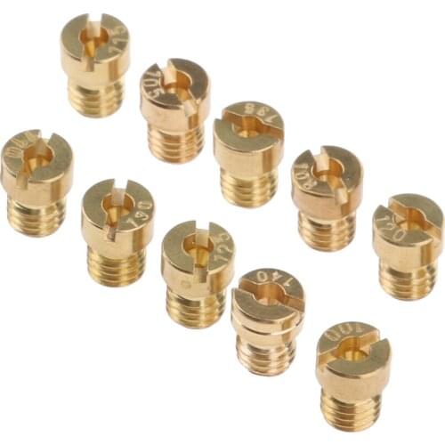 5mm Thread Motorcycle Main Jet Kit for GY6 125cc-150cc Carburetor 100, 105, 108, 110, 115, 120, 125, 130, 135, 140