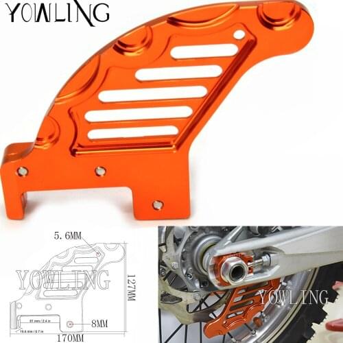 Motorcycle accessories aluminum Rear brake disc guard potector for SX/XC/XC-W/EXC 2003-2017 Husaberg TE 125/250/300 2011-16
