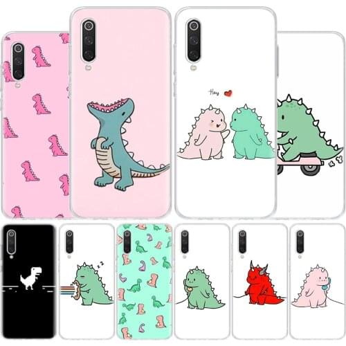 Cute Animal Dinosaur Baby Cover Phone Case For Xiaomi Redmi Note 10 9 9S 8T 8 7 6 5 9A 6A 7A 8A 9C K20 S2 Pro Luxury Soft Coque