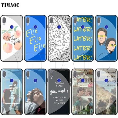 YIMAOC Call Me By Your Name Tempered Glass Case for xiaomi redmi note 4X 5 6 7 Pro 6A 8 9 A1 A2 Pocophone F1