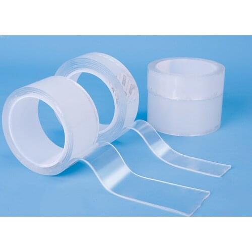 Deli 33601 nano tape fixed glass wall waterproof and high temperature resistant double-sided adhesive tape can be reused