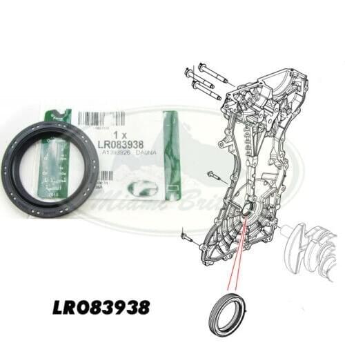 For Land Rover LR2 Range Evoque Range Sport 2.0L Crankshaft Front Oil Seal LR083938