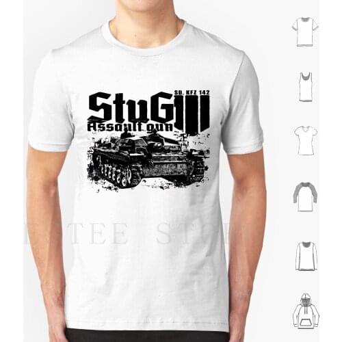 Stug Iii T Shirt Men Cotton 6Xl Assault Gun Ww2 German Tank Combat Vehicle Iron Horse Wwii Ww2 Sd Kfz 142
