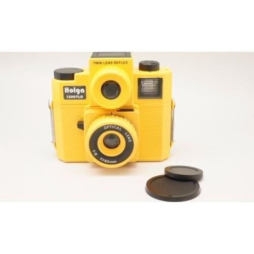 HOLGA 120TLR / 120 TLR Twin Lens Reflex Medium Format Film Yellow Lomo Brand new