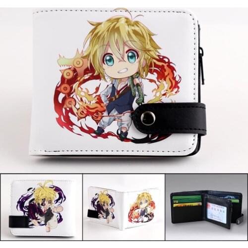 The Seven Deadly Sins Meliodas Wallet Dragons Sin of Wrath Coin Pocket