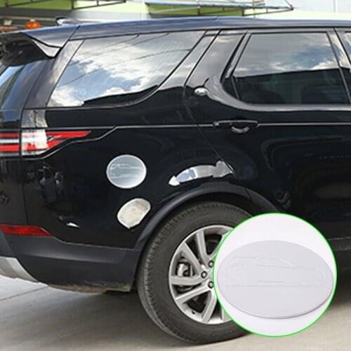 Fuel Tank Cap Car Fuel Door Filler Cap ABS Silver Car Accessories For Land Rover Discovery 5 Car Accessories External
