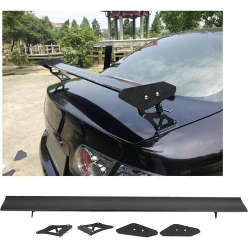 Car Car Modification Universal Aluminum Alloy Car Tail Wing Racing Spoiler with Bracket Car modification accessories