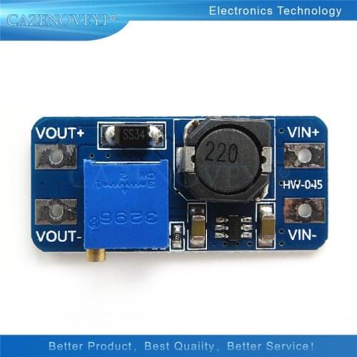 MT3608 DC-DC Adjustable Boost Module 2A Boost Plate 2A Step Up Module with USB 2V - 24V to 5V 9V 12V 28V LM2577 In Stock