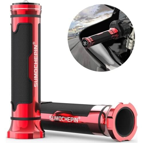 Pair Motorcycle Modified Handlebar Grips Hand Bar Anti-Slip Universal Dirt Bike Moto Accessories